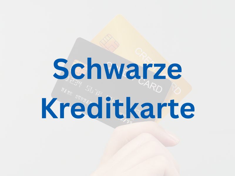 Schwarze Kreditkarte