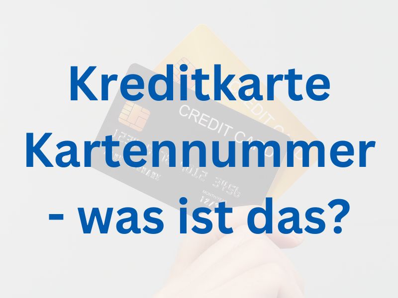 Kreditkarte Kartennummer